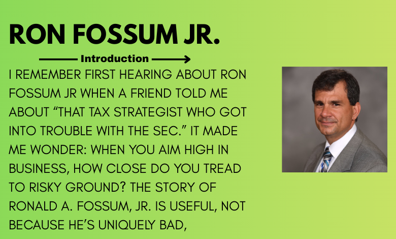 ron fossum jr.